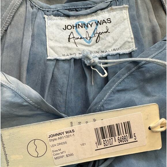 JOHNNY WAS Amanda Bond Lea Dress Ombre Blue Medium NWT* - Picture 5 of 6